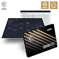 MSI Spatium S270 480GB Internal SSD – 2.5-Inch SATA Drive | Up to 500MB/s