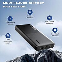 Lapcare Power Bank LBP‑006 likely offers 10,000 mAh capacity, dual USB ports (USB‑A + Type‑C), fast 18–20 W charging, LED battery indicator, smart safety protections & compact design.