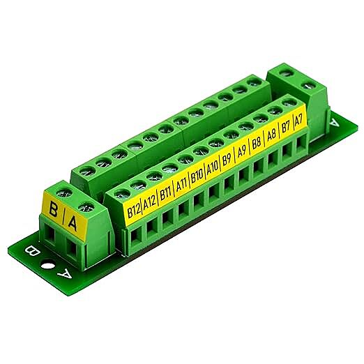 16 Amp 2x12 Position Terminal Block Distribution Module for AC DC
