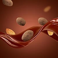 SMOOR Premium Belgian Dark Chocolate Coated Almond Dragees 55% Cocoa Dark Couverture Chocolate Covered Almonds 100g