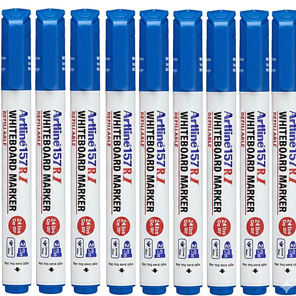 Whiteboard Marker EK-157RI Blue – Pack of 10 Whiteboard Marker EK-157RI Blue – Pack of 10