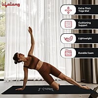 Lifelong Yoga mat for Women & Men EVA Material 6mm Anti Slip for Gym Workout