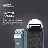 Havells Hestio 13 Wave Fin OFR 2900 Watt with 3 Heat Setting 1000W/1500W/2500W & PTC Heater 400W