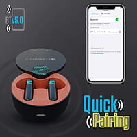 Zebronics Sound Bomb G1 Gaming Bluetooth True Wireless Stereo in Ear Earbuds, 50Ms Low Latency, AAC Support, Flash Connect, Deep Bass, Splash Proof, Voice Assistant, Bt V5.0 with Mic