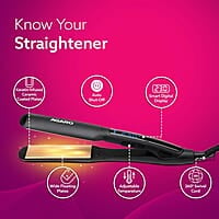 AGARO Elite Hair Straightner, For Women, Black