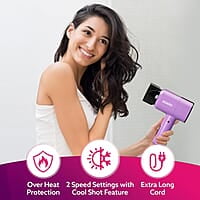 AGARO HD-1211 Hair Dryer 1100 Watts, 2 Heat Speed and Cool Mode