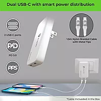 Ultraprolink UM1200WTAC Boost Blade 67 Ultra Slim Charger with 4 Universal Plug