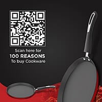 Preethi Dura Collection Non Stick Tawa, 28 cm, Gas & Induction Compatible