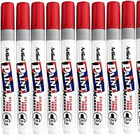 Artline Red Plastic Body Paint Marker – Permanent | Pack of 10 Artline Red Plastic Body Paint Marker – Permanent | Pack of 10