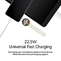 MI Xiaomi 22.5W Fast USB Type C Charger Combo for Tablets - White MI Xiaomi 22.5W Fast USB Type C Charger Combo for Tablets - White