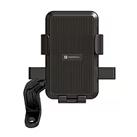 Portronics Mobike 5 – A versatile scooter phone holder designed for secure mirror mounting. Perfect for navigation on the go, it ensures your phone stays in view while riding safely.