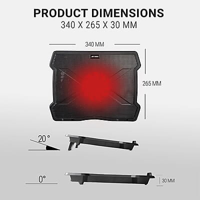 Ant Esports NC130 Laptop Cooling Pad Ant Esports NC130 Laptop Cooling Pad