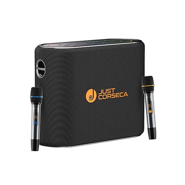 Just Corseca Sonic Sphere 450W Bluetooth Speaker – Karaoke | TWS | 12H Playtime | Black