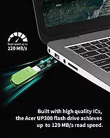 Acer UP300 128GB USB 3.2 Pen Drive – High Speed Flash Drive | Green
