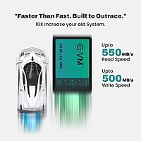 EVM 512GB SATA SSD (2.5 Inch Internal Drive, High-Speed Read 550MB/s & Write 500MB/s, 1 Year Warranty)