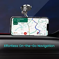 Portronics Mogun 3 – 360° Magnetic Car Phone Mount (Silver) offers a secure grip and versatile viewing angles. Its sleek design complements any car interior while ensuring easy access to your device.