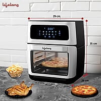 Lifelong Digital Air Fryer Toaster Oven 12L Premium 1800-Watt Oven with 7-in-1 Functions