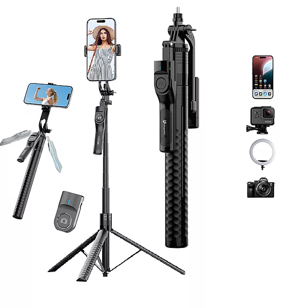 UltraProlink UM1234 - Snap-Z One Selfie Stick & Tripod