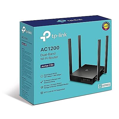 TP-Link Archer AC1200 Dual Band Wi-Fi Router ,C54