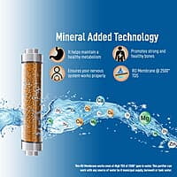 Faber Galaxy Fresh Alkaline RO+UV+MAT, 7 Liters, 8 Stage Water Purifier with Upto 2500 TDS, Black