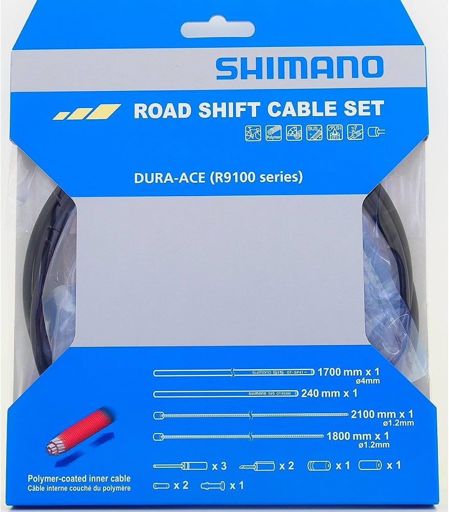 ROAD SHIFT CABLE SET POLYMER COATED BLACK