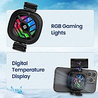 Portronics Cool XG Mobile Cooler – Magnetic, Black. This innovative cooler features a sleek design, powerful cooling technology, and easy magnetic attachment for optimal mobile comfort on the go.