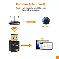 Techie TC-WEA602S 150Mbps WLAN Adapter with Bluetooth