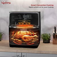 Lifelong Digital Air Fryer Toaster Oven 12L Premium 1800-Watt Oven with 7-in-1 Functions