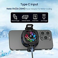 Portronics Cool XG Mobile Cooler – Magnetic, Black. This innovative cooler features a sleek design, powerful cooling technology, and easy magnetic attachment for optimal mobile comfort on the go.