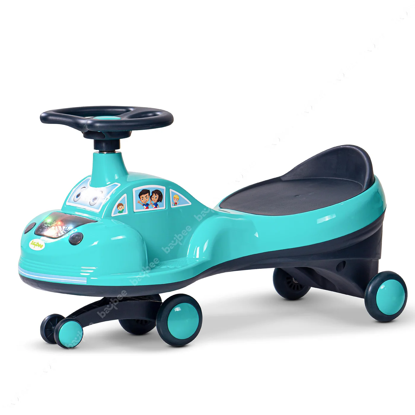 Baybee Flare Magic Swing Cars for Kids with PP Wheels- Blue