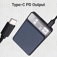 ZEBRONICS MW65 Wireless Power Bank, 10000 mAh, Rapid Charge, Built-in Wireless Charging Pad, Outputs - 22.5W Wired | 15W Wireless, Type C PD, LED Indicator