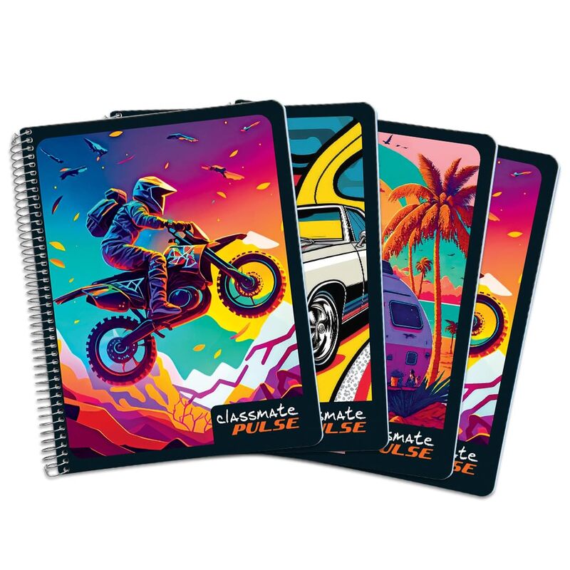 Classmate Pulse Single Subject Spiral Notebook