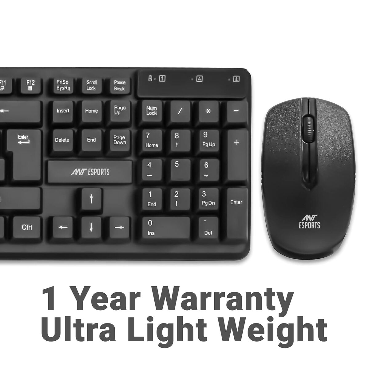 ANT ESPORTS KEYBOARD &MOUSE WIRELESS COMBO MKWM2023