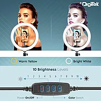 DigiTek DRL-14C  Ring Light with Stand