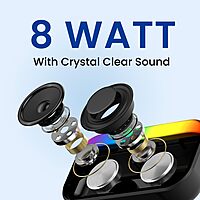 Portronics Plugs 2 8W Portable Bluetooth Speaker offers powerful sound in a compact design. Enjoy wireless music with long battery life, making it perfect for travel and outdoor use.