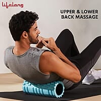 Lifelong Foam Roller for Exercise Gym- Deep Tissue Body Massage Roller for Back Pain, Neck & Knee Pain Relief