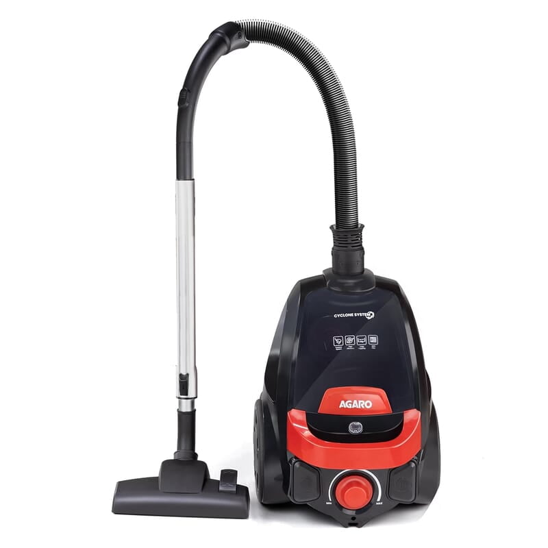 AGARO ICON 1600 Watts Bagless Dry Vacuum 24 kPa Variable Suction with Cyclonic Technology, 1.5L Bagless Bin