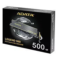 Adata Legend 860 500GB NVMe Gen4 SSD – M.2 2280 Internal Drive | Up to 5000MB/s