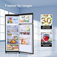 Godrej Edge 294 L 2 Star With 95%+ Food Surface Disinfection with Nano Shield TechnologyInverter Frost Free Double Door Refrigerator