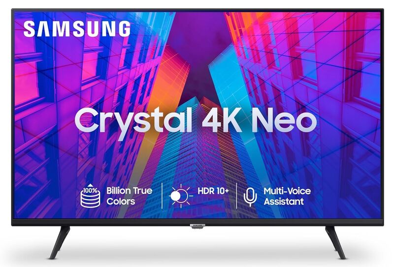 Samsung 108 cm (43 inches) Crystal 4K Neo Series Ultra HD Smart LED TV UA43AUE65AKXXL