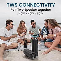Portronics – Nova 40W Bluetooth Speaker, RGB & TWS | Powerful Sound, Dual Pairing, Portable Design & Long Battery Life for Parties