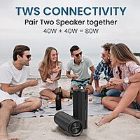 Portronics 2981 Nova BT Speaker – 40W | Bluetooth v5.3 | Handsfree Calling | Black |