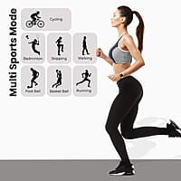 Zebronics Zeb-Fit1220CH Smart Fitness Band, 2.5D Curved Glass Full Touch Display, SpO2, BP