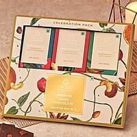 Smoor Dark Bar Assorted Celebrations Pack of 3 Zesty Orange, Cranberry, Dry Fruits 80 gm x 3