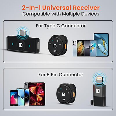 Portronics VlogMate 3 Dual Microphone Portronics VlogMate 3 Dual Microphone