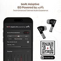 boAt Nirvana Zenith Truly Wireless in Ear Ear Buds w/Dolby Audio, 50dB ANC, Adaptive EQ Powered by Mimi, 6-Mic AI-ENx™, 50 Hrs. Playback & Hearables App Support