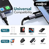 Frontech NC-0045 USB 3.0 Data Cable – 5Gbps High-Speed Transfer | Durable Build | Broad Device Compatibility | Plug & Play Connectivity