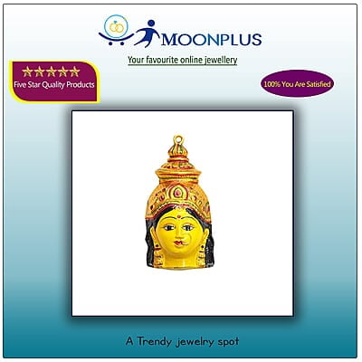 God Ornament Goddess Varalakshmi Face God Ornament Goddess Varalakshmi Face
