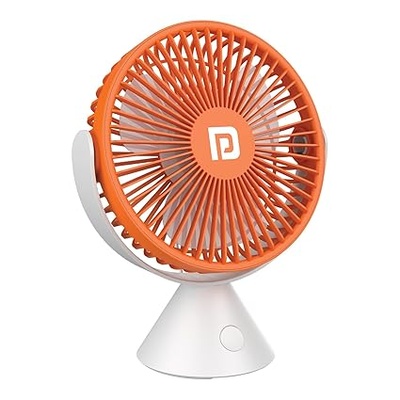 Portronics Aero Breeze Portable table Fan 178mm, USB Rechargeable Fan, 3 Speed Airflow, Battery Powered Silent Operation, 4 Hours Back Up, 360° Rotatable USB Fan, BLDC Fan for Kitchen,Office,Home Portronics Aero Breeze Portable table Fan 178mm, USB Rechargeable Fan, 3 Speed Airflow, Battery Powered Silent Operation, 4 Hours Back Up, 360° Rotatable USB Fan, BLDC Fan for Kitchen,Office,Home