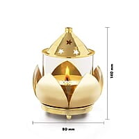 Borosil Subh Brass Diya, Medium